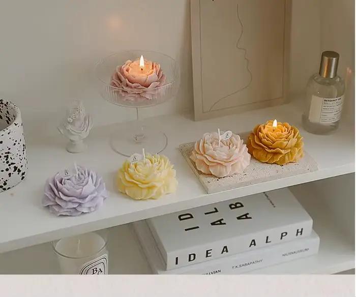 Bougies d'aromathérapie haut de gamme comme cadeaux pour amis