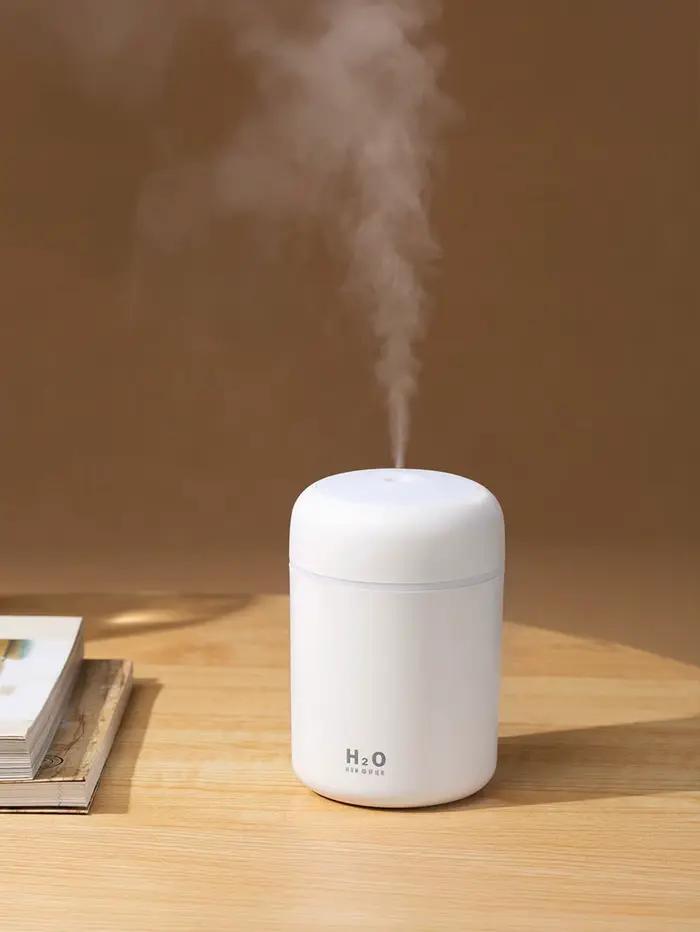 Diffuseur d'aromathérapie, humidificateur, purificateur d'air, voiture, usage domestique, huile essentielle d'aromathérapie légère de sept couleurs, 300ml