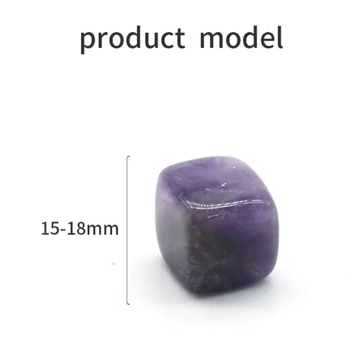 Cube de guérison en cristal naturel