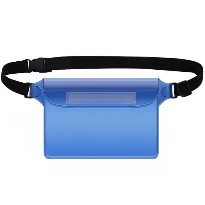 Pochette étanche flottante pour activités aquatiques – Sac sec multi-sports avec compartiment pour téléphone (plage/surf/bateau)
