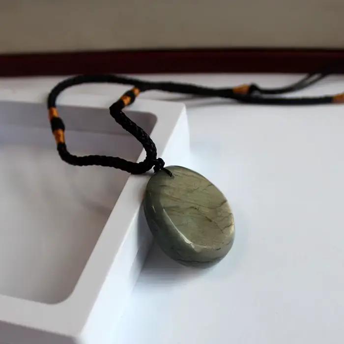 Collier avec Pendentif en Pierre de Lune Naturelle Labrumen