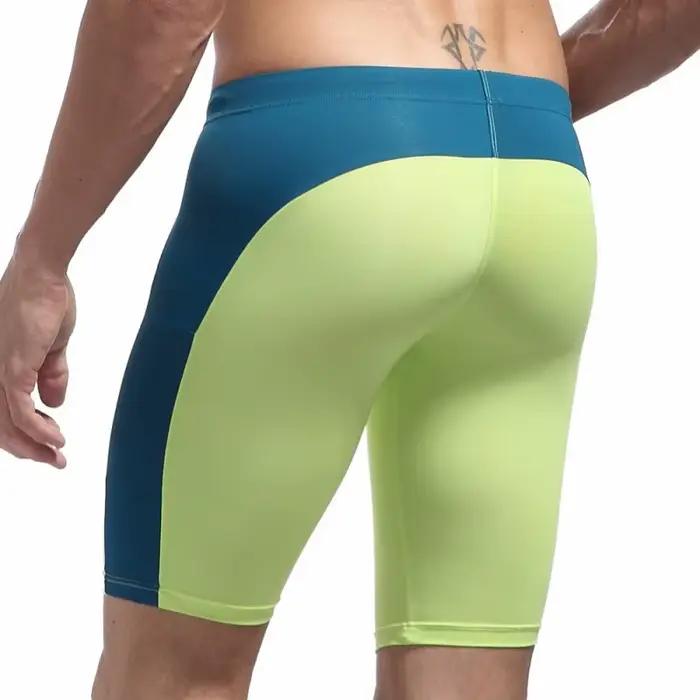 Maillot de bain serré pour homme, séchage rapide, short de piscine, entraînement, pantalon de surf, vêtements de plage