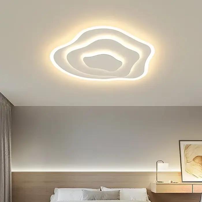 Plafonnier LED Géométrique au Design Moderne, Luminaire Décoratif d'Nik, Idéal pour un Salon, une Salle à Manger, un Bureau ou une Chambre à Coucher