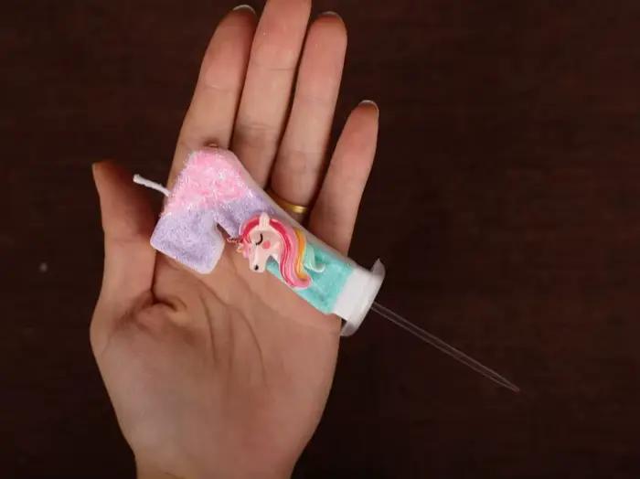 Bougies numériques licorne de dessin animé 0-9 pour la décoration de gâteaux d'anniversaire d'enfants, accessoires d'ambiance pour fêtes, bougies à thème amusantes