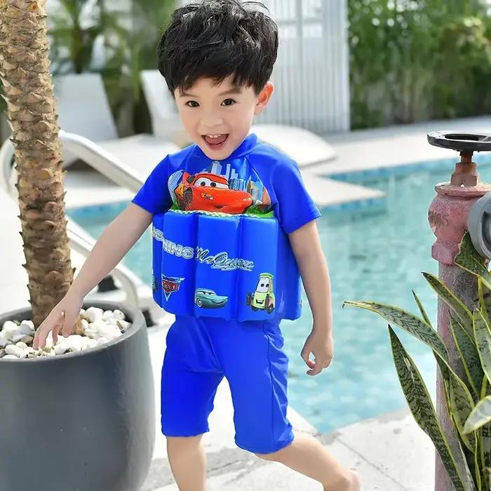 Maillot de bain flottant pour enfants, une pièce, pour bébés filles et garçons, tissu confortable et respirant