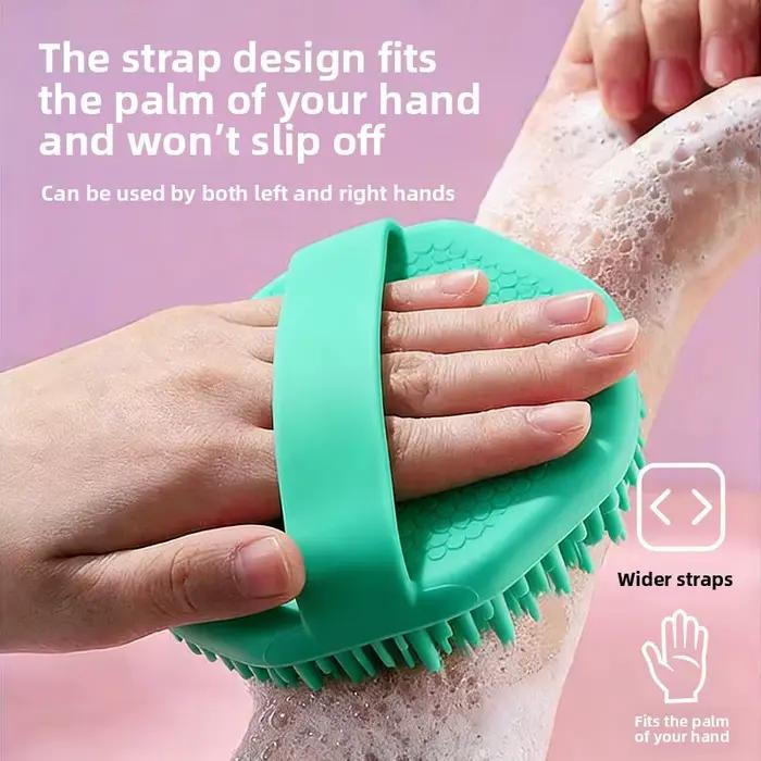 Brosse en silicone souple pour le corps