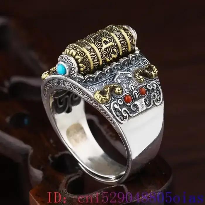 Bague porte-bonheur en Turquoise véritable