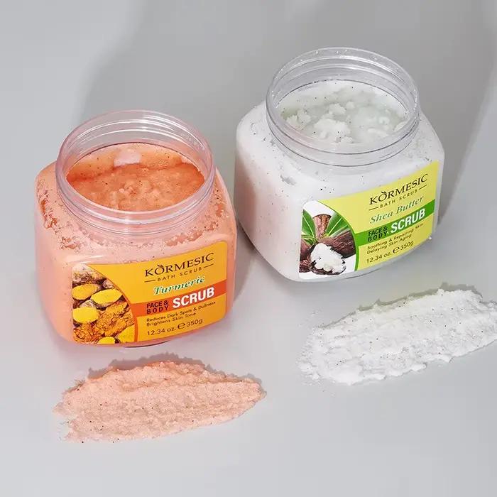KORMESIC curcuma corps gommage crème visage hydratant nettoyage en profondeur lait Rose doux tendre
