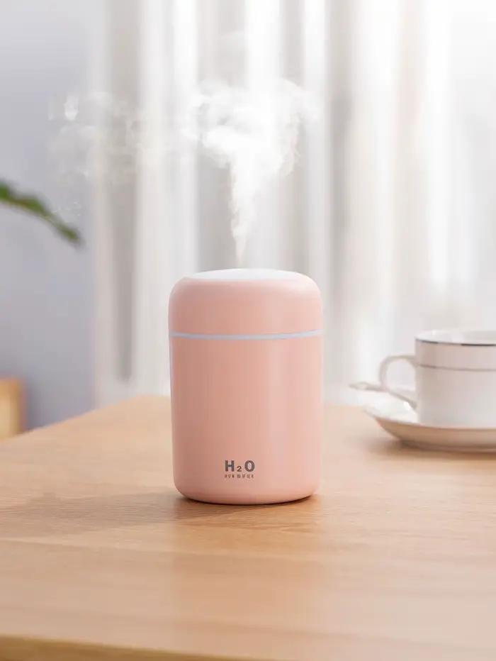Diffuseur d'aromathérapie, humidificateur, purificateur d'air, voiture, usage domestique, huile essentielle d'aromathérapie légère de sept couleurs, 300ml