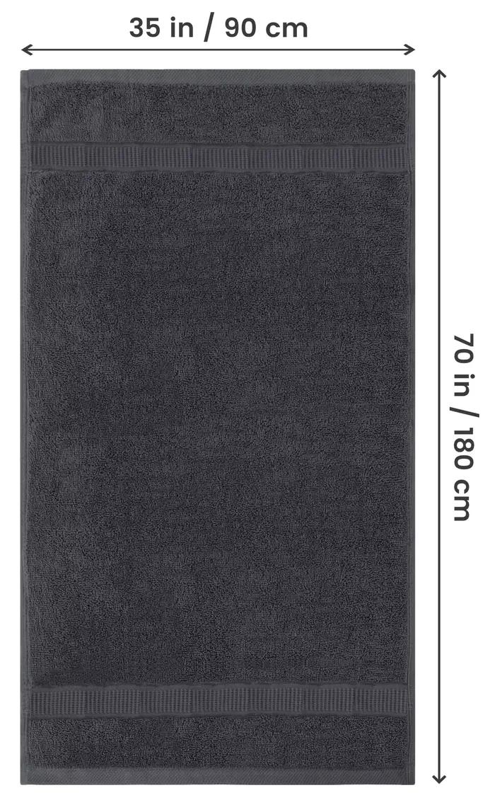 Serviette de bain Jumbo luxueuse, 100% coton filé à anneaux, serviette de bain Extra Large très absorbante et à séchage rapide, serviette Super douce