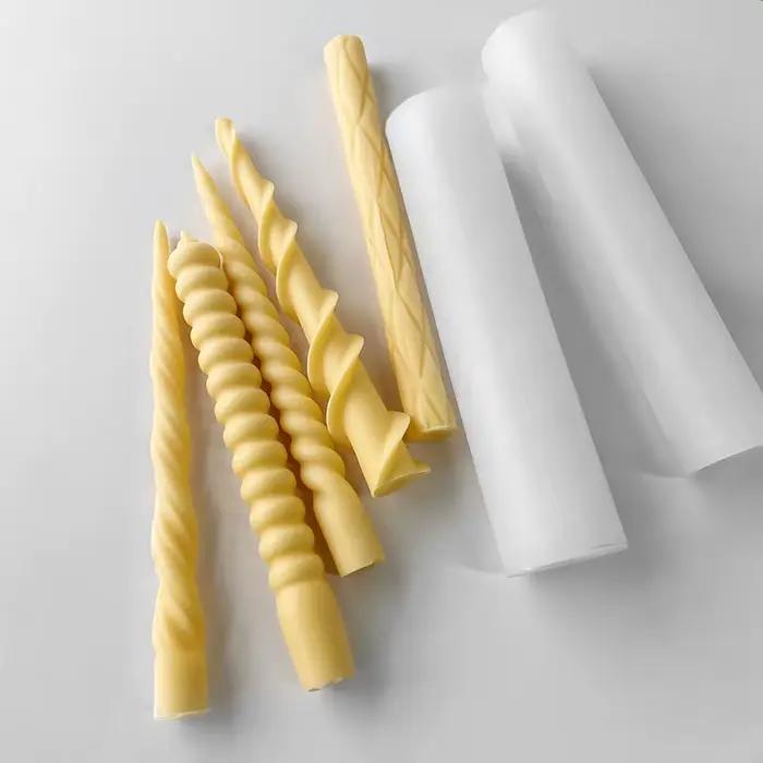 Moule à bougie en spirale à longue torsion