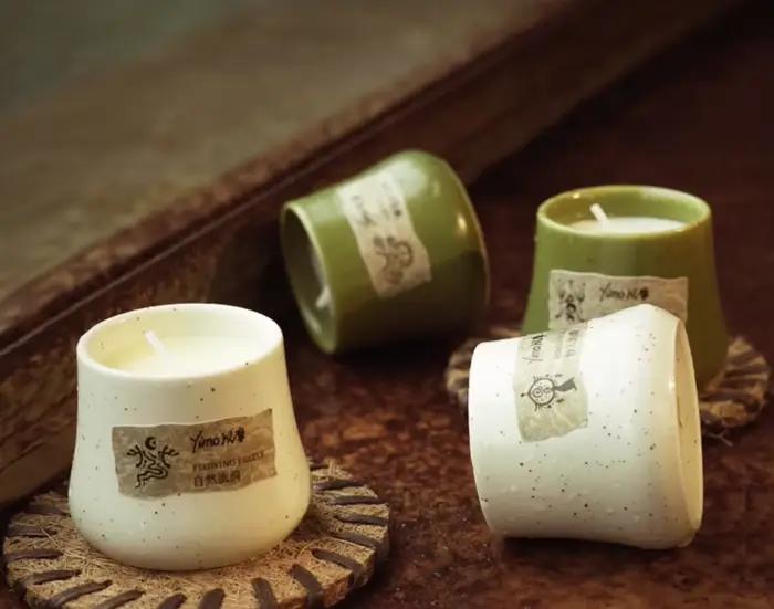 KWAGHN88ZG Ensemble de bougies parfumées - coffret cadeau parfum - adapté à un usage domestique