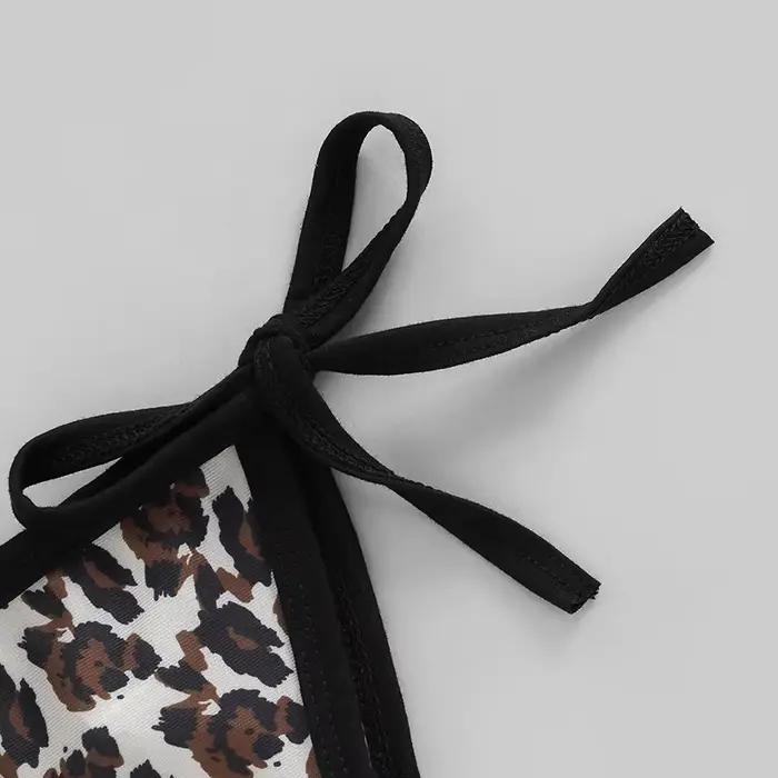 0-24 mois bébé filles maillots de bain imprimé léopard maillot de bain bikini pour les filles 2025 été infantile filles maillots de bain