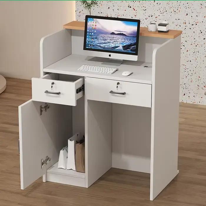 Bureau de réception de poils de Salon pour Salon moderne comptoir de Bar professionnel beauté luxe Simple Resep Sakit Masası meubles commerciaux