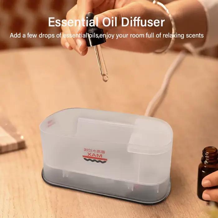 Humidificateur d'arôme d'air USB, humidificateur de flamme de bureau pour la maison, Mini humidificateur d'air, diffuseur d'huile essentielle de parfum avec veilleuse