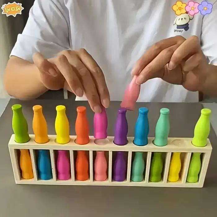 20 couleurs assorties bouteille stimulante jeu de puzzle ensemble mémoire et logique formation stratégie jeu de société fête Halloween cadeaux de noël