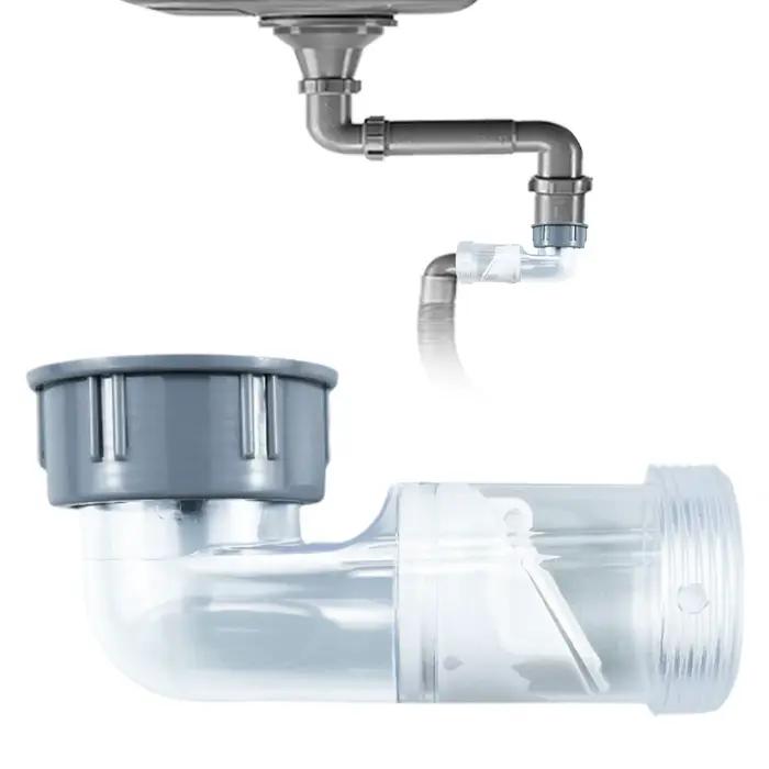 Système de tuyauterie de tuyau de vidange d'évier, multi-usage, étanche, pratique, Installation facile, empêche le reflux, remplacement, Tube de vidange de lavabo