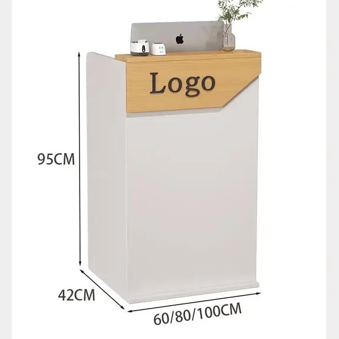 Bureau de réception de poils de Salon pour Salon moderne comptoir de Bar professionnel beauté luxe Simple Resep Sakit Masası meubles commerciaux
