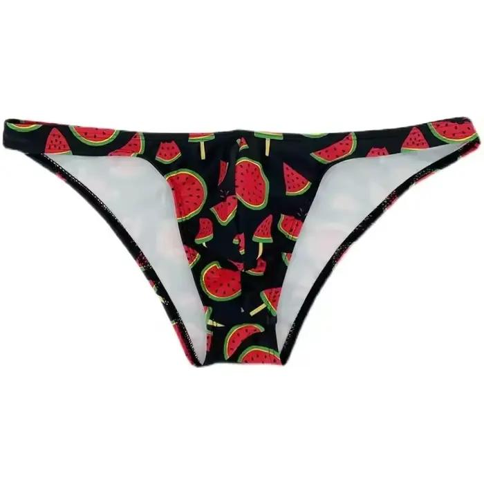 Mini maillots de bain hommes Micro Bikini hommes slip de bain taille Ultra basse demi hanches Pack Sexy maillot de bain maillot de bain homme maillots de bain