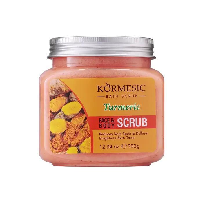 KORMESIC curcuma corps gommage crème visage hydratant nettoyage en profondeur lait Rose doux tendre