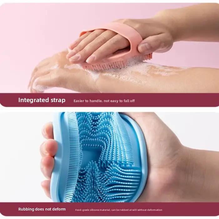 Brosse en silicone souple pour le corps