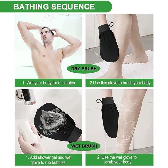 Nouveau Gant Exfoliant Marocain pour Douche