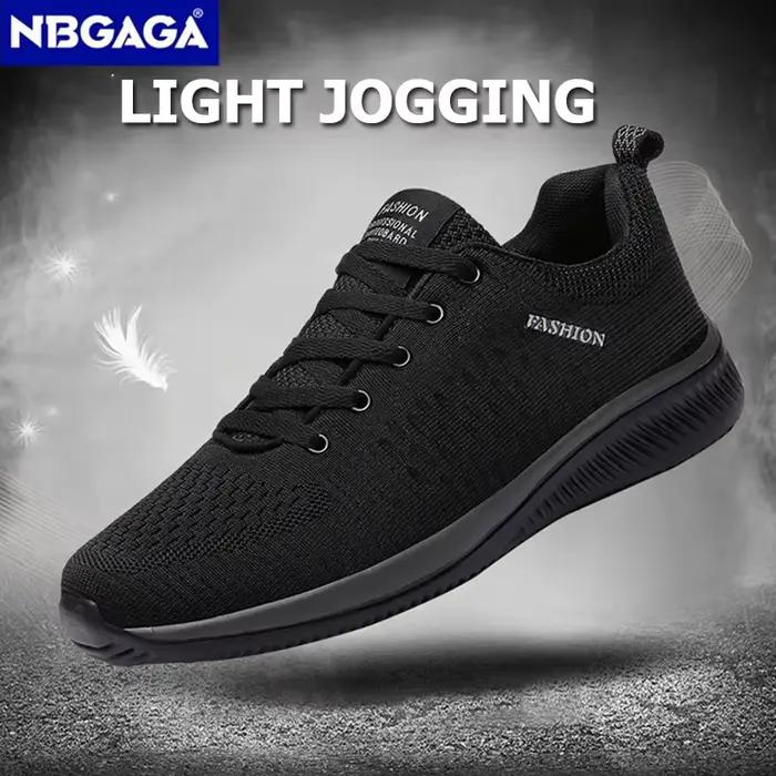 Chaussures de course légères et confortables pour hommes, baskets de tennis athlétiques respirantes, chaussures de marche décontractées