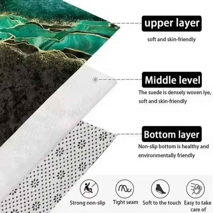 Tapis éducatif pour enfants avec carte du monde ronde, antidérapant, doux, lavable, imprimé d'animaux, pour la crèche, la salle de jeux, la salle de classe