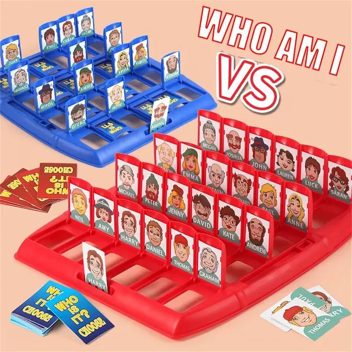 Jeu de Puzzle devinez qui je suis pour deux personnes, plateau Portable interactif, jeu de société adapté aux enfants
