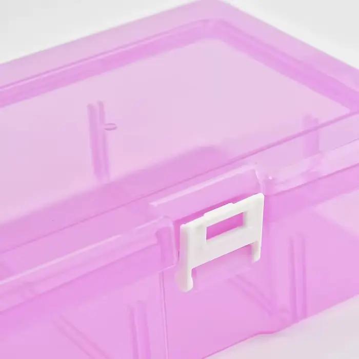 Boîtes de rangement en plastique transparent pour bijoux, accessoires de quincaillerie, petits objets, bricolage, artisanat, cosmétiques