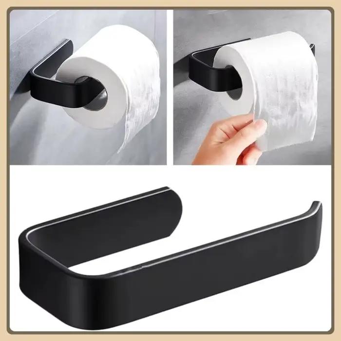 Porte-serviettes de salle de bain, Étagère de rangement simple, Porte-serviettes multifonctionnel pour toilettes, Étagère murale pour suspendre les vêtements