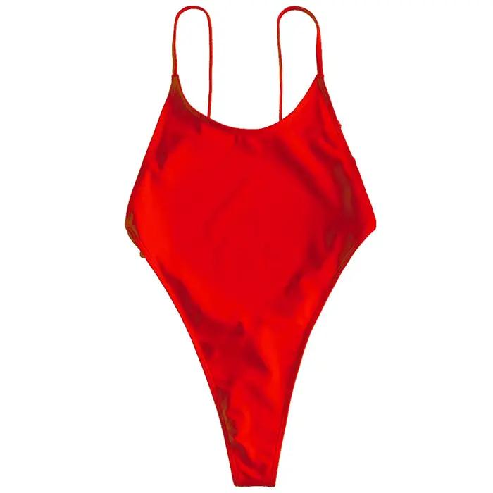 Sexy extrême String Mini Micro String femmes maillots de bain une pièce maillot de bain femme baigneur maillot de bain dos nu Monokini dame