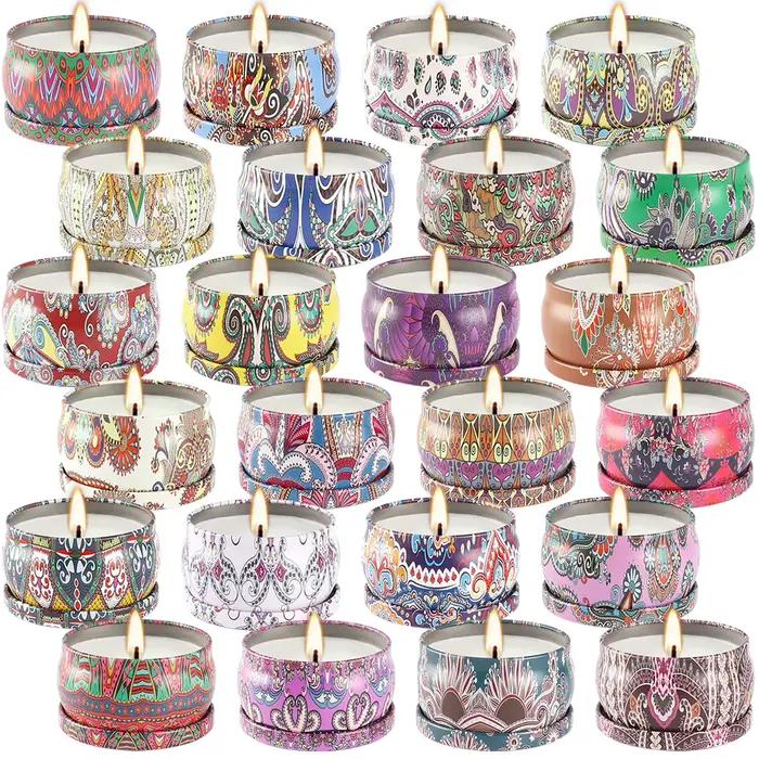 24 paquets de bougies parfumées classiques chinoises
