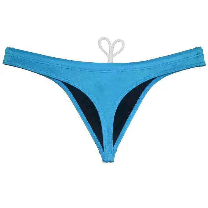 Maillot de bain string pour homme, caleçon de plage à cordon de serrage, séchage rapide, extensible, respirant, soyeux