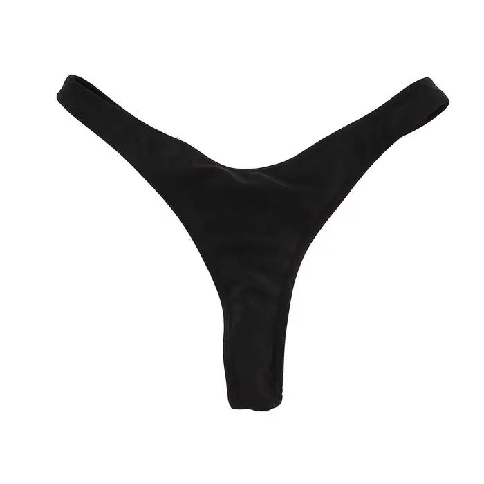 Maillot de bain pour femmes, culotte tanga sur le côté, bikini