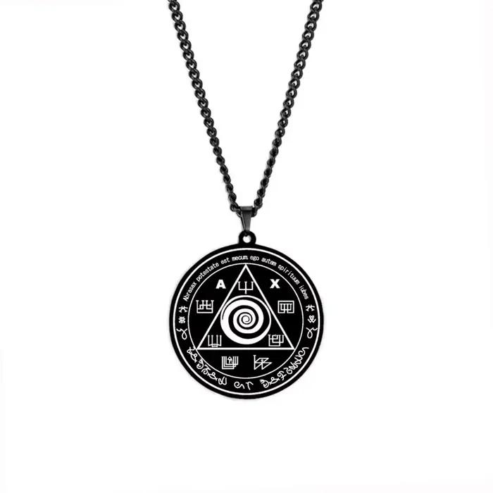 Collier pendentif talisman d'Abraxas