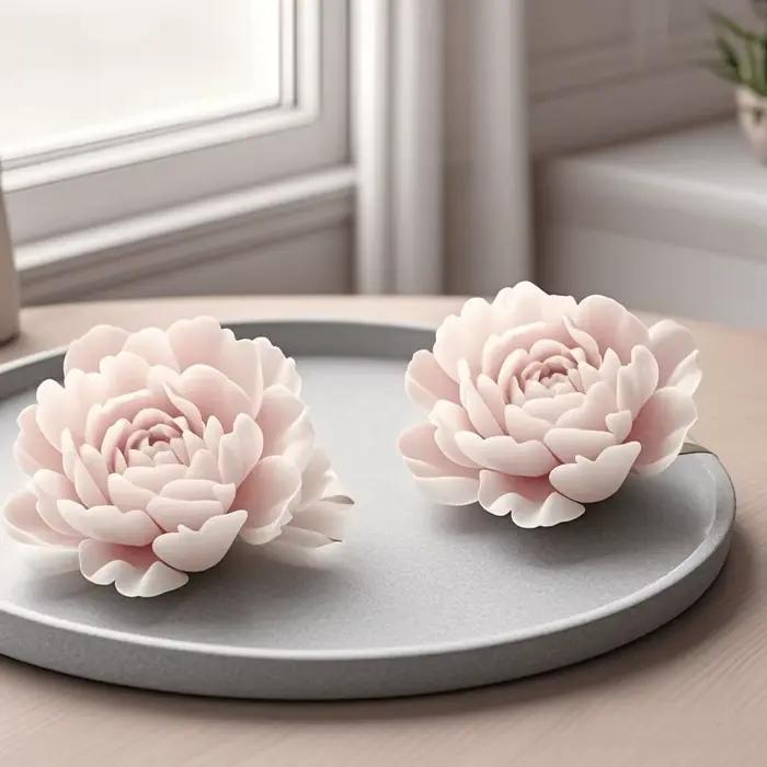 Moule en silicone pour bougies florales DIY