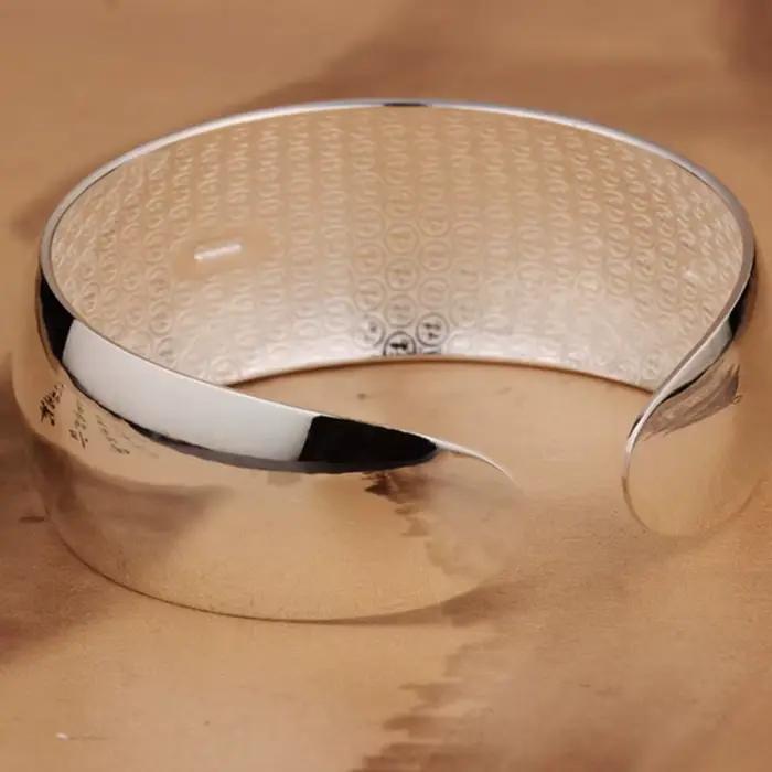 Bracelet Talisman Simple et brillant en argent 925