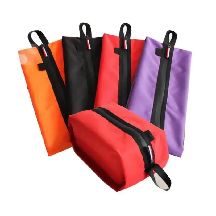 Pochette Portable pour vêtements de maison, organisateur de voyage, multifonction, étanche, garde-robe de rangement, anti-poussière avec fermeture éclair, sac de transport pour chaussures
