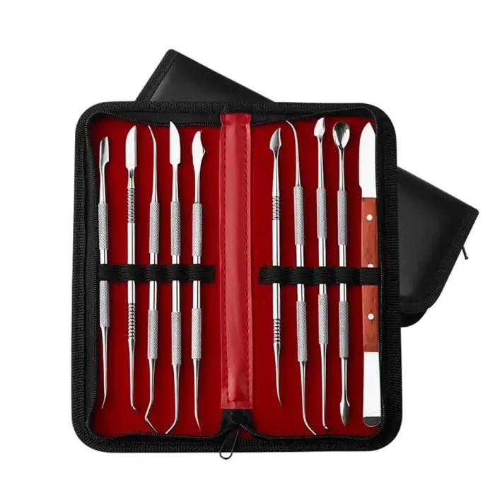 Kit d'outils de gravure et de sculpture en acier inoxydable pour bijoux, idéal pour le bricolage et la fabrication artisanale de bijoux en or.