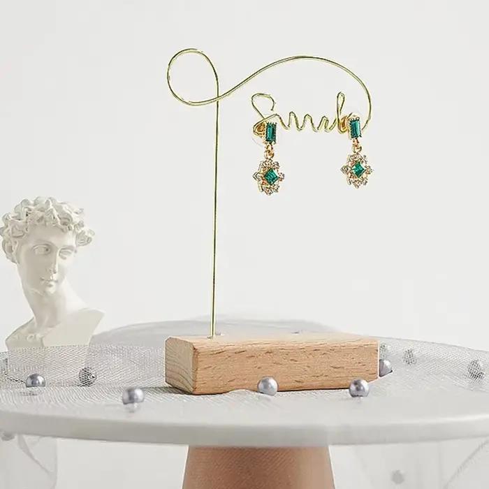 Présentoir à bijoux, étagère métallique, collier, bague, Bracelet, boucles d'oreilles, organisateur, support de rangement, accessoires Photo, ornements de décoration