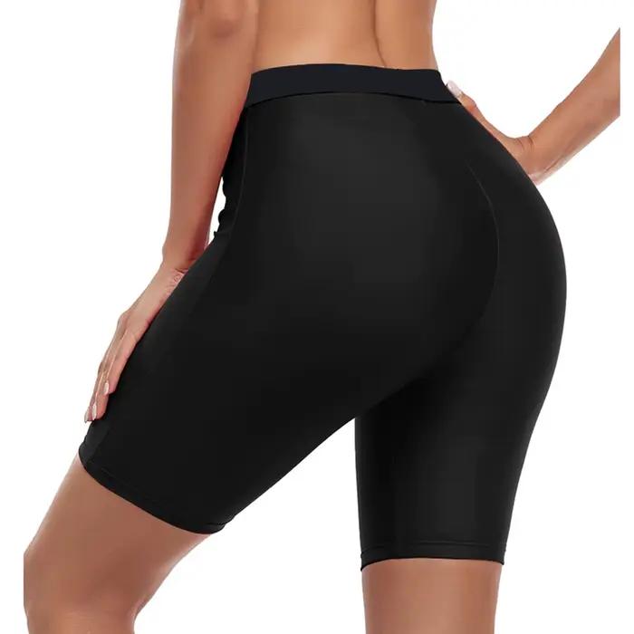 Shorts de bain taille haute pour femmes, grandes tailles, bas de maillot de bain, boardshorts, maillots de bain pour hommes