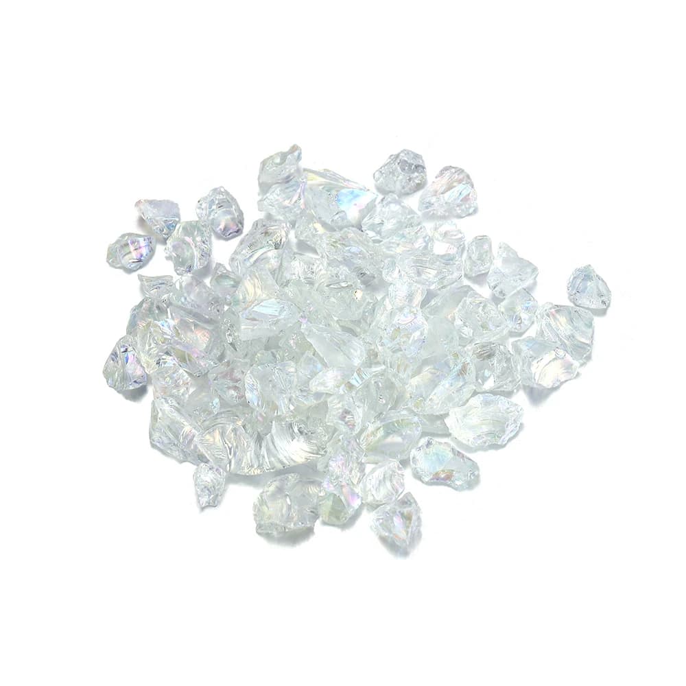 Pierres de verre cassées, remplissage en résine cristal UV époxy, artisanat de bricolage, décoration