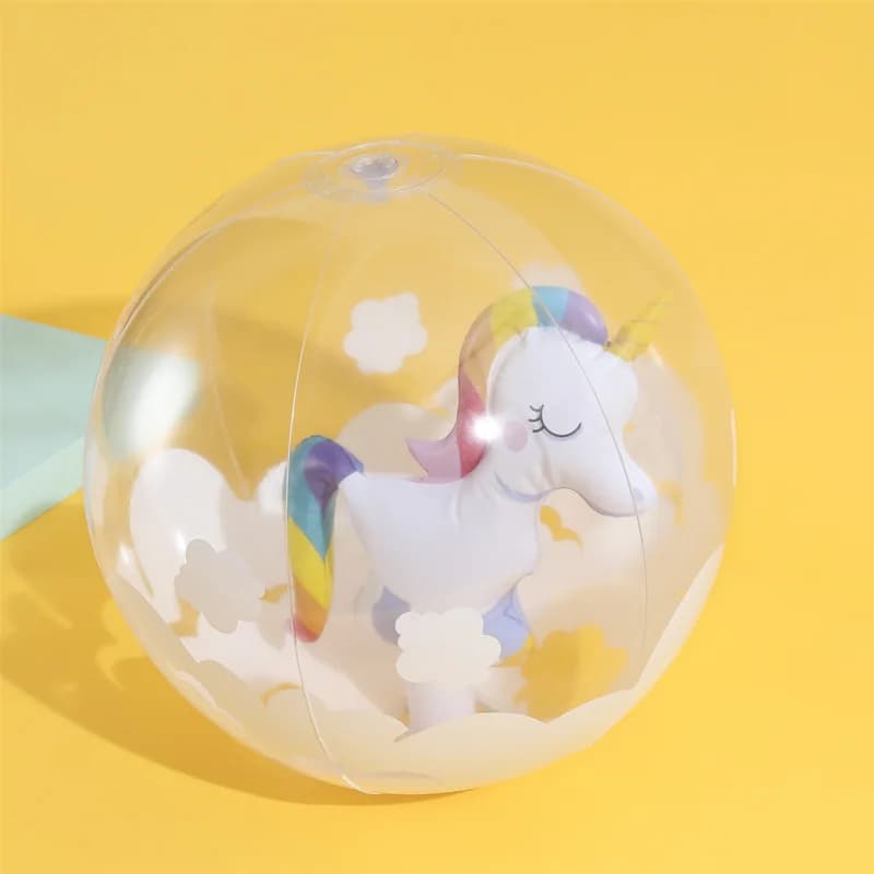 Rooxin licorne piscine fête gonflable ballon de plage piscine flotteur anneau de natation été jeu d'