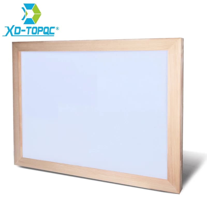 Tableau blanc magnétique effaçable à sec, 30x40cm, cadre en bois, tableau blanc pour le dessin, les