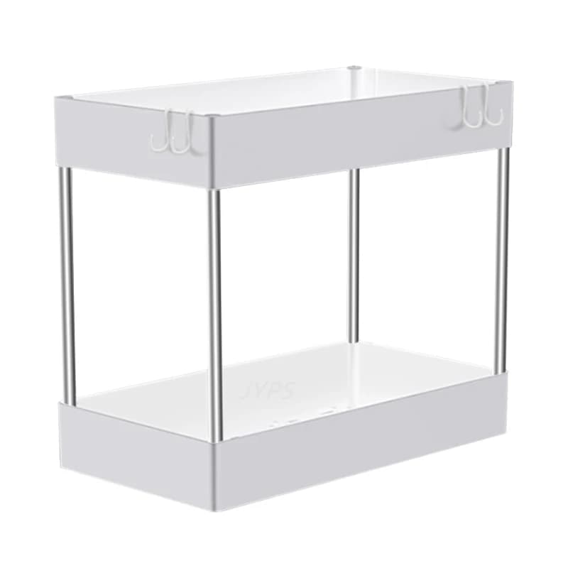 Organisateur de rangement sous évier, 1/2 pièces, à 2 niveaux de tiroirs, armoire polyvalente sous é