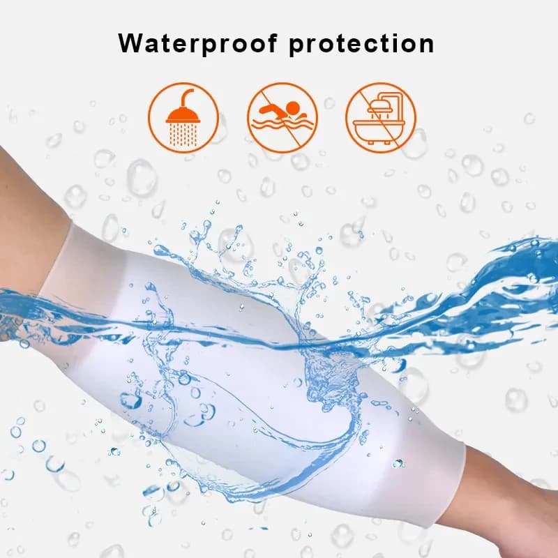 Housse de bain en Silicone pour bras, protection imperméable, manchon de protection spécial pour le 