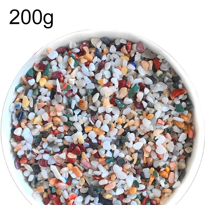 200 ~ 800g décoration d'aquarium gravier en pot pierre de pluie naturelle paysage d'aquarium petite 