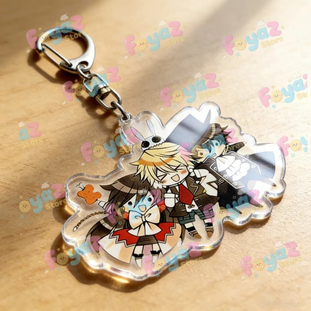Porte-clés Anime Pandora Hearts, accessoires pour sac, porte-clés de dessin animé, bijoux, cadeaux p