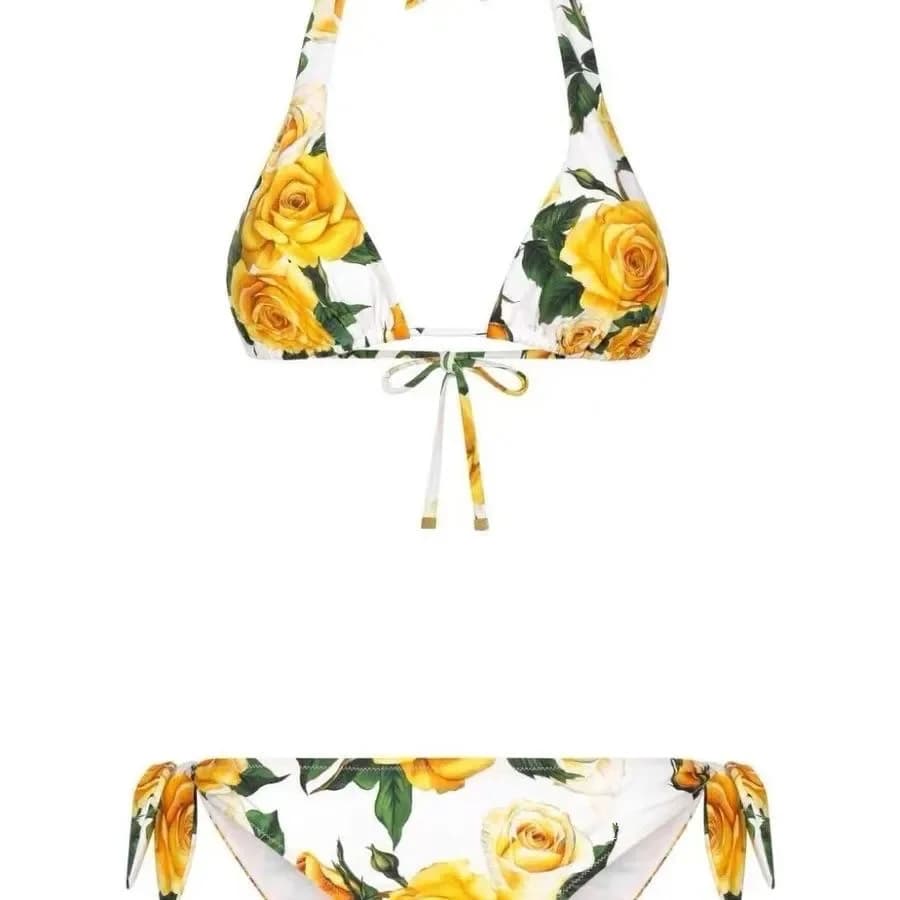 Maillot de bain Sexy à trois points, dos nu, bretelles fendues, Bikini, pour femmes, nouvelle collec